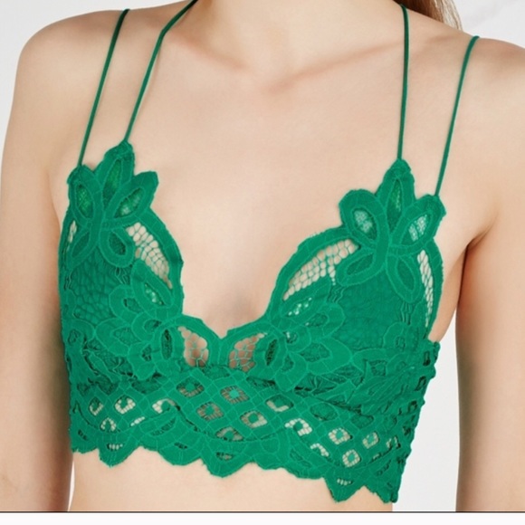 Free People Other - Free People Adella Longline Lace Bralette Bra